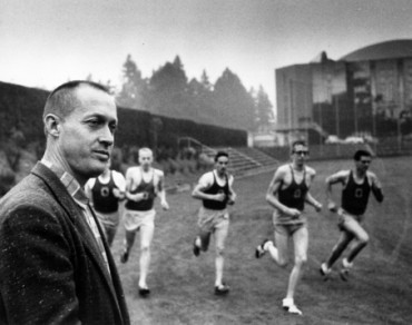 Oregon track & field legend Bill Bowerman overseeing his "Tigers"