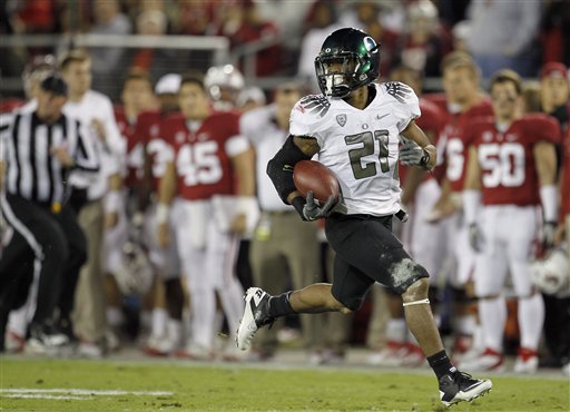 Oregon scored their second consecutive 20 point win against Stanford in 2011