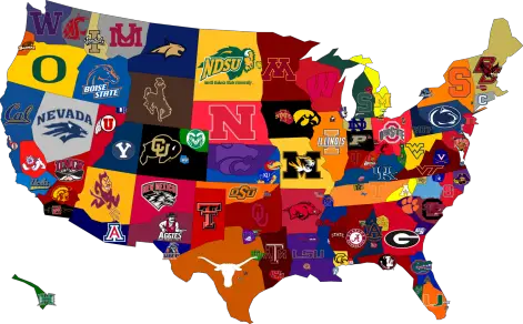 How a college football fan sees the world