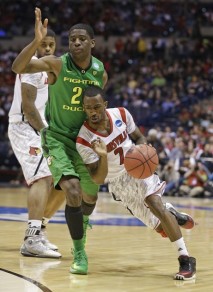 Russ Smith had the game of his life scoring 31 points against the Ducks