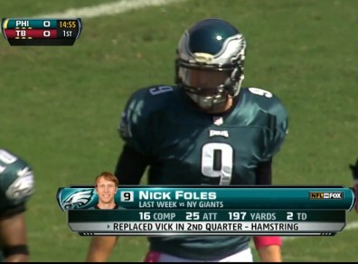 Nick Foles, confident enough to wear pink