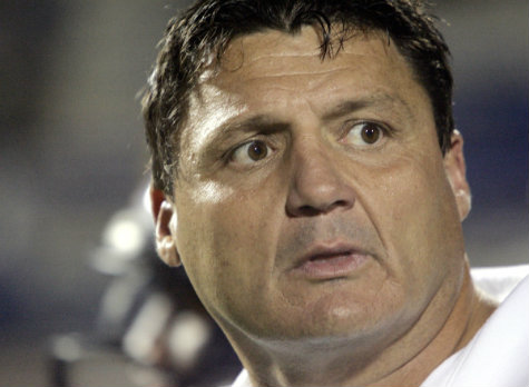 Trojans coach Ed Orgeron when told where he would be Friday night.