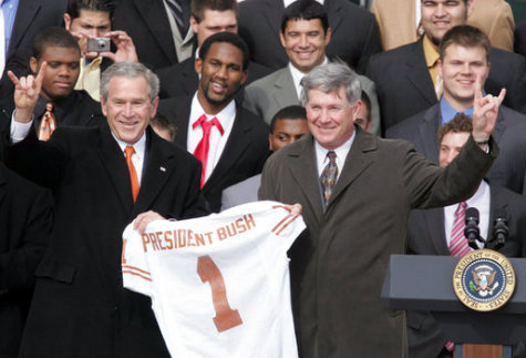 Mack Brown's last recruiting success-later disqualified for being 60 years old.