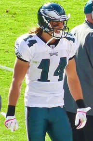 Riley Cooper, standing tall