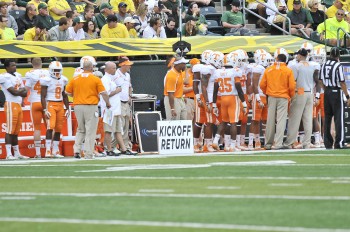 The Ducks gave Tennessee lots of opportunities to work on kickoff returns.