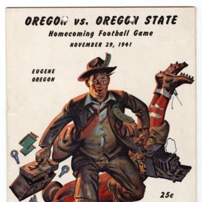 Oregon vs. Oregon State 1941 football program