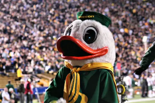 You weren't THE Oregon Duck. Don't be silly. But you were AN Oregon Duck