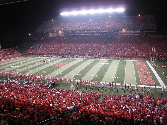 Rutgers Stadium became High Point Solutions Stadium in 2011.