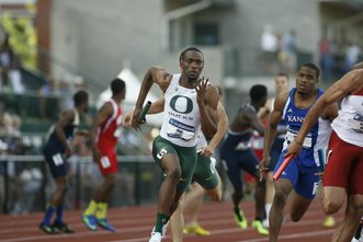 U of O's Mike Berry at 2013 NCAA Track and Field Championship