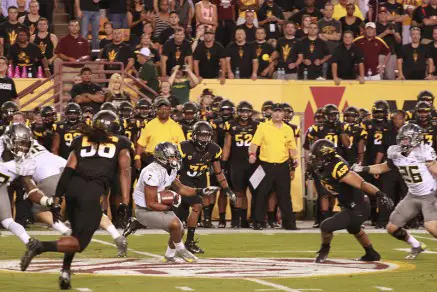 Playing capture the Duck at ASU in 2012. 