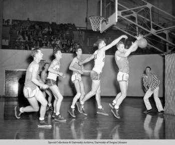 Bob Taggesell leading the team in 1949