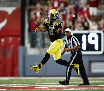 Stock Rising--Marcus Mariota can't help but fly up draft boards.