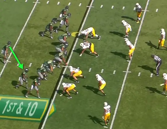Note the beginning position of Marshall.