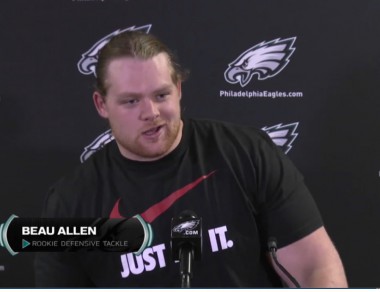 Beau Allen was stout for the Eagles