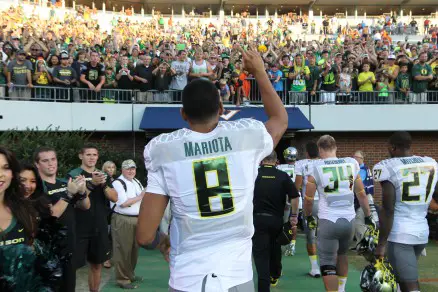Mariota's career at Autzen is officially done.