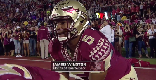 Jameis Winston helped lead Florida State to their 23rd straight win after beating Notre Dame 31-27.