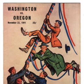 The Oregon-Washington football program from 1941