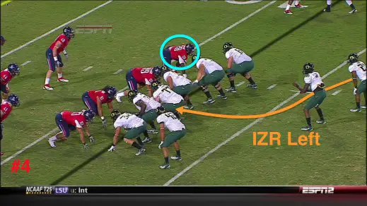 Remember the Inside Zone Read from the old formation?