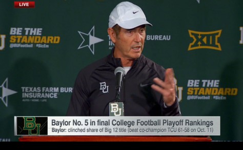 Baylor's Art Briles: on the outside looking in and pointing fingers.