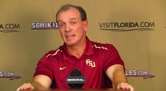 Jimbo Fisher explains that   it is impossible to have a victim unless a perpetrator is convicted.