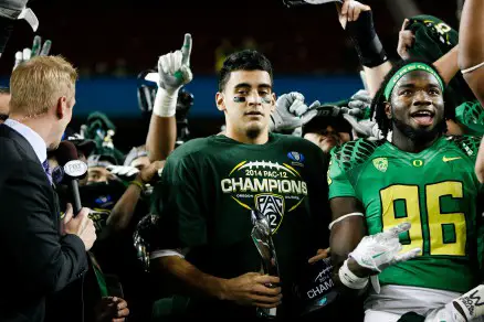 The 2014 Pac-12 Championship Game's MVP, Marcus Mariota, was a two-star recruit.