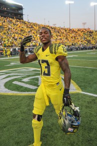 Troy Hill after the Michigan State victory