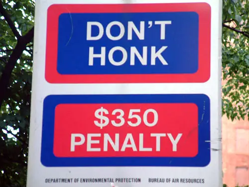 I was once fined $350 for honking the horn on my 1974 Dodge Dilemma 