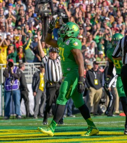 Royce Freeman is a force to be reckoned with between the tackles