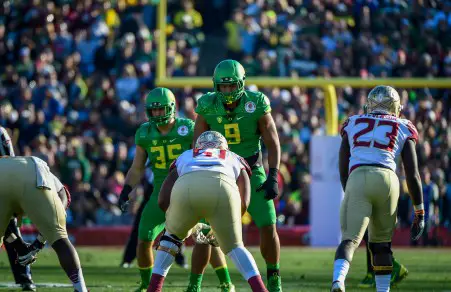 Arik Armstead starring down the competition