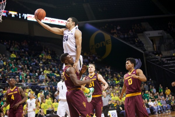 The young guys helped lead Oregon to a close win over Pac-12 foe Arizona State. Photo: Donald Alarie