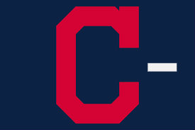 Cleveland Indians logo and letter grade.