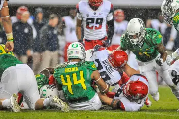 The Oregon defense had its best game in the Pac-12 Championship game against Arizona.