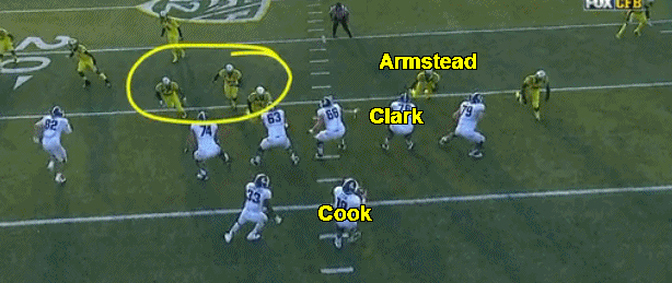 Armstead at 3-technique.