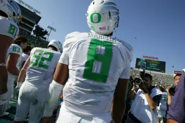 Marcus Mariota, who was Oregon's  first Heisman winner, is expected to be a top-two pick in the NFL Draft. 
