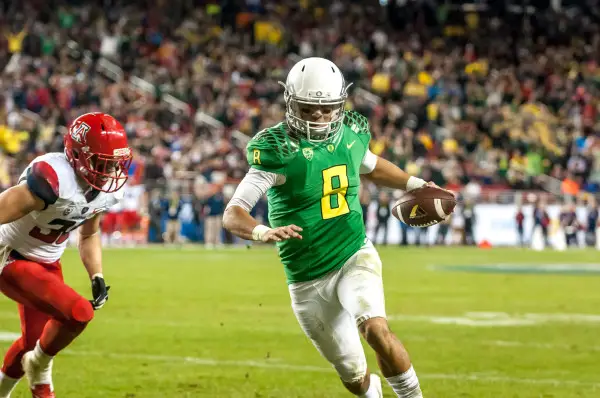 Mariota in the Pac-12 Championship