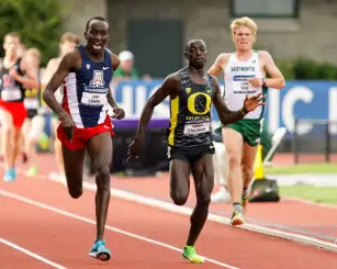 Edward Cheserek giving it his all at last years NCAA Championship