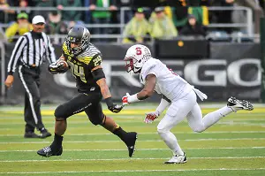 Thomas Tyners 21-yard 3rd quarterTD run against Stanford was a defining moment for the 2014 Ducks. 