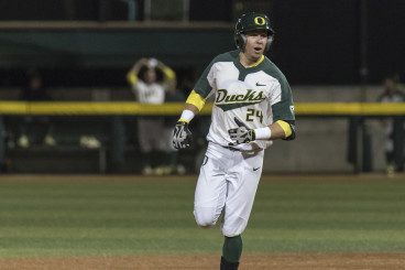 Mark Karaviotis gave the Ducks the lead with his first career homer.