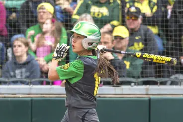 Takeda capped off the day with a home run as Oregon moves on to the Super Regionals.