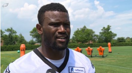 Walter Thurmond, newly minted safety, at OTAs