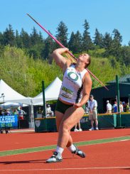 Points from Liz Brenner in the javelin would be a bonus for the Ducks.