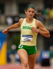 Jenna Prandini missed the Pac-12 Meet, but should be at full strength for the NCAAs.