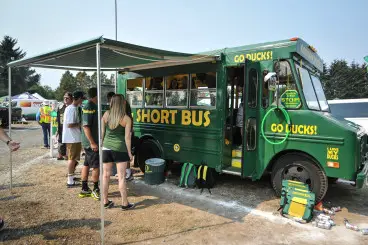 Do you think you could have afforded a bus like this in college?