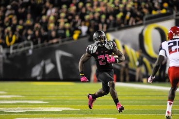 Royce Freeman will head the Oregon rushing attack in '15 after a stand-out freshman campaign.
