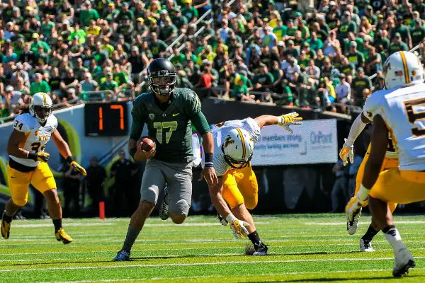 Despite what critics have said, Jeff Lockie still feels like he has a good chance at being the Ducks starting QB this season.