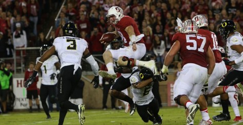 Stanford couldn't quite hurdle the Ducks, but will still play for a conference title.