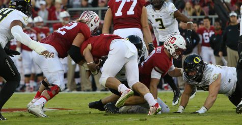 Oregon looks to keep its PAC12 North hopes alive as they travel to Palo Alto to take on the Cardinal of Stanford at Stanford Stadium on November 14, 2015. 