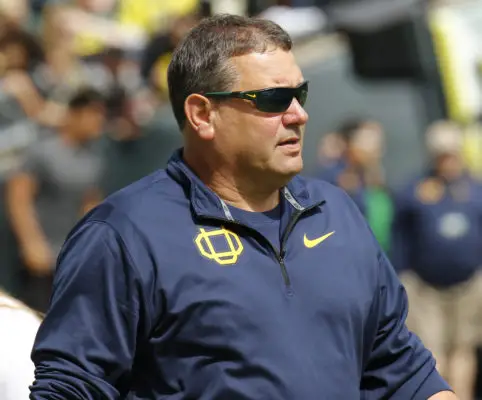 New defensive coordinator Brady Hoke is in Eugene to bring swagger back to the Oregon D