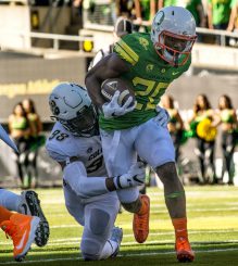 Tony Brooks-James has shown that hes the next in a long line of great Oregon running backs.