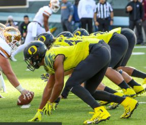 Oregon's defensive line also relies on youth.
